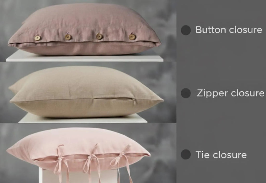 Soft Envelope Closure Pillowcase- Linen Bumper Cover- Montessori Queen Bed Bumper Pillowcover-Linen Cushion Cover -Bedding Pillowcase